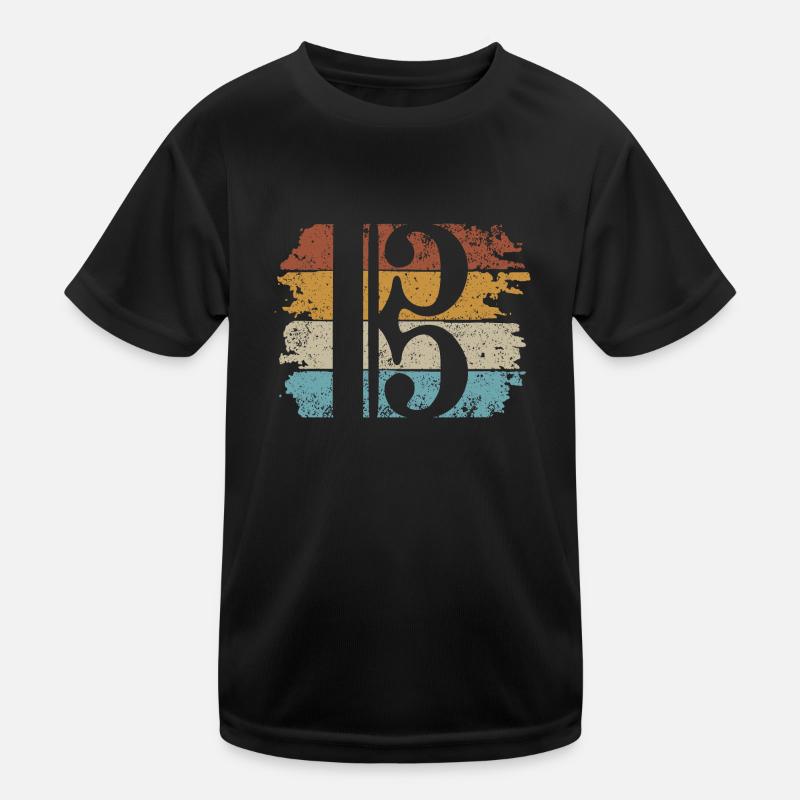 Alto Clef Viola Player Violist Kids Functional T-Shirt