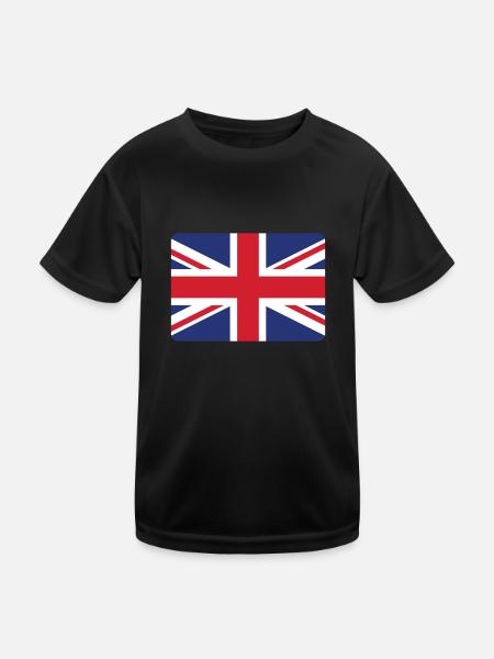 GROSS BRITANIEN - ENGLAND - BREXIT - Kids Functional T-Shirt - black - Front