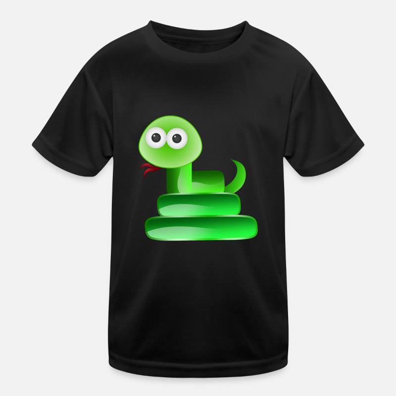Snake Reptile Kinder Funktions-T-Shirt