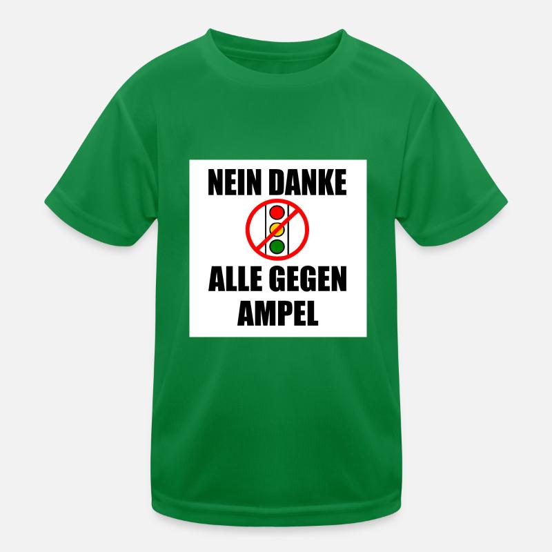 Nein danke ampel Kinder Funktions-T-Shirt
