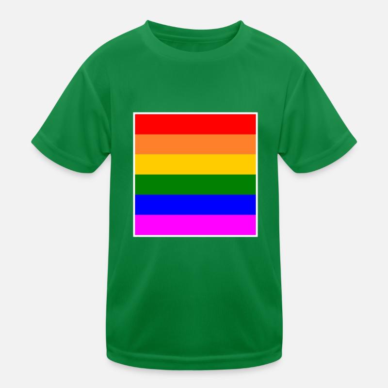 Drapeau arc-en-ciel LGBT T-shirt sport Enfant