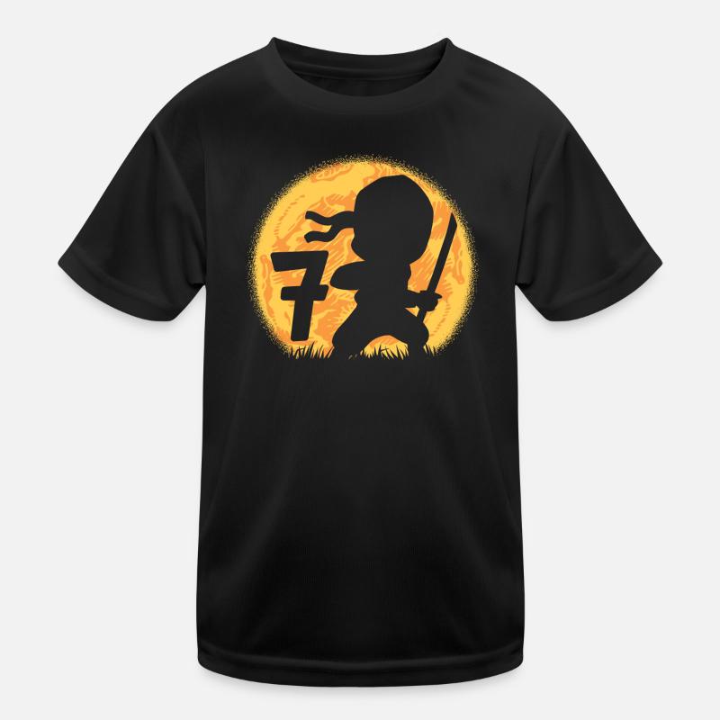 7. Anniversaire Garçon Je suis 7 ninja de sept ans T-shirt sport Enfant