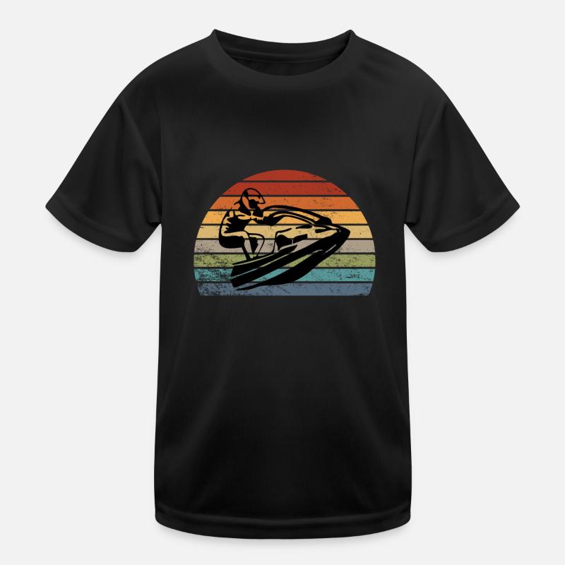 jet ski Kids Functional T-Shirt