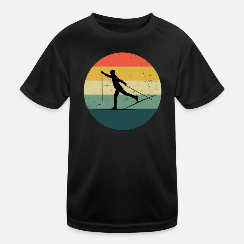 Langlauf Klassisch Langlauf Langlauf Classic Kinder Funktions-T-Shirt