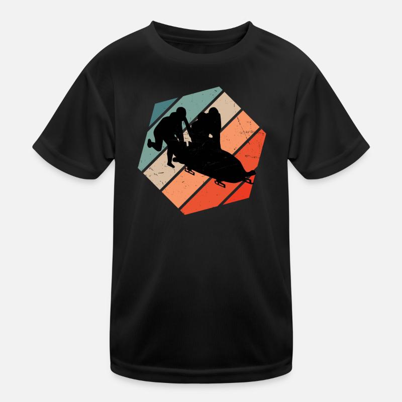 Bobsleigh Women's Two-man Bobsleigh Men's Bobsleigh Kids Functional T-Shirt