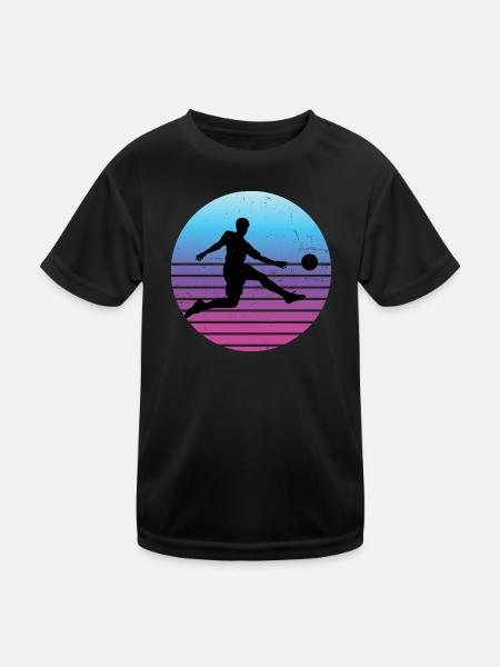 Football Hommes Match de football Football Football Spi - T-shirt sport Enfant - noir - Devant