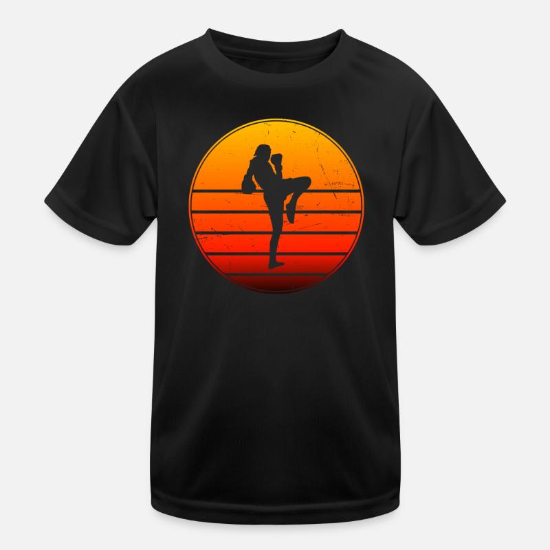 Boxe Thaïlandaise Femmes Boxe Thaïlandaise Boxeur Hommes T-shirt sport Enfant
