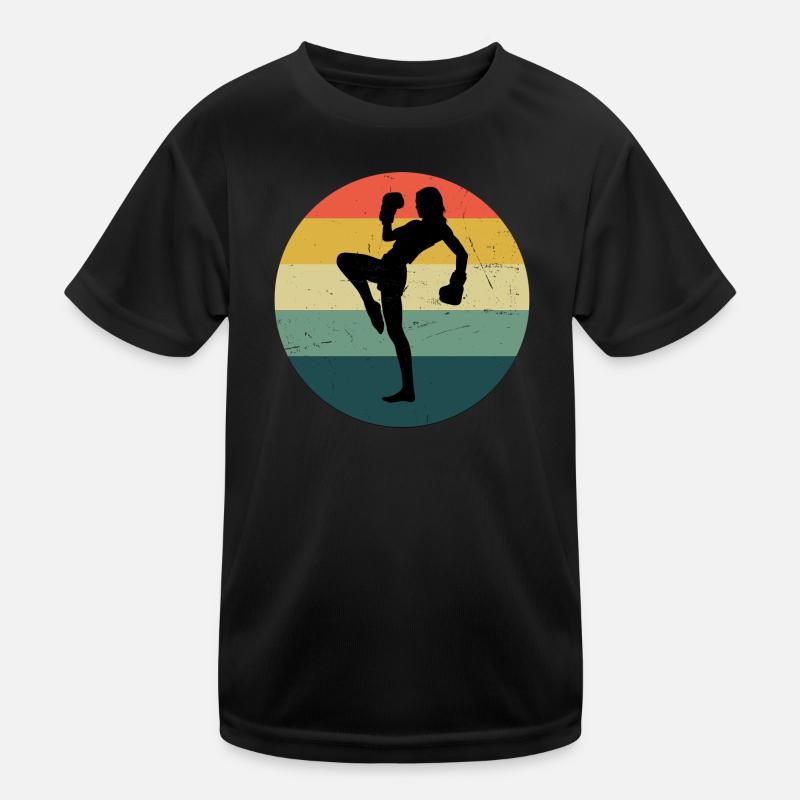 Kickbox Herren Kickboxen Boxen Kickboxer Kinder Funktions-T-Shirt