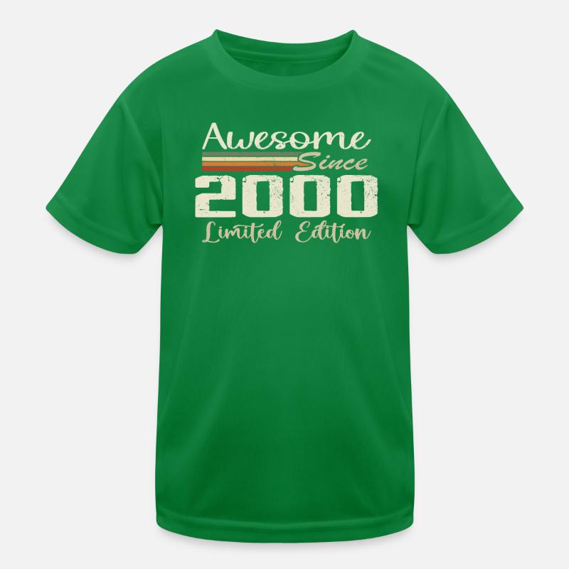 Birthday 24 Years Vintage 2000 Gift 2000 Kids Functional T-Shirt