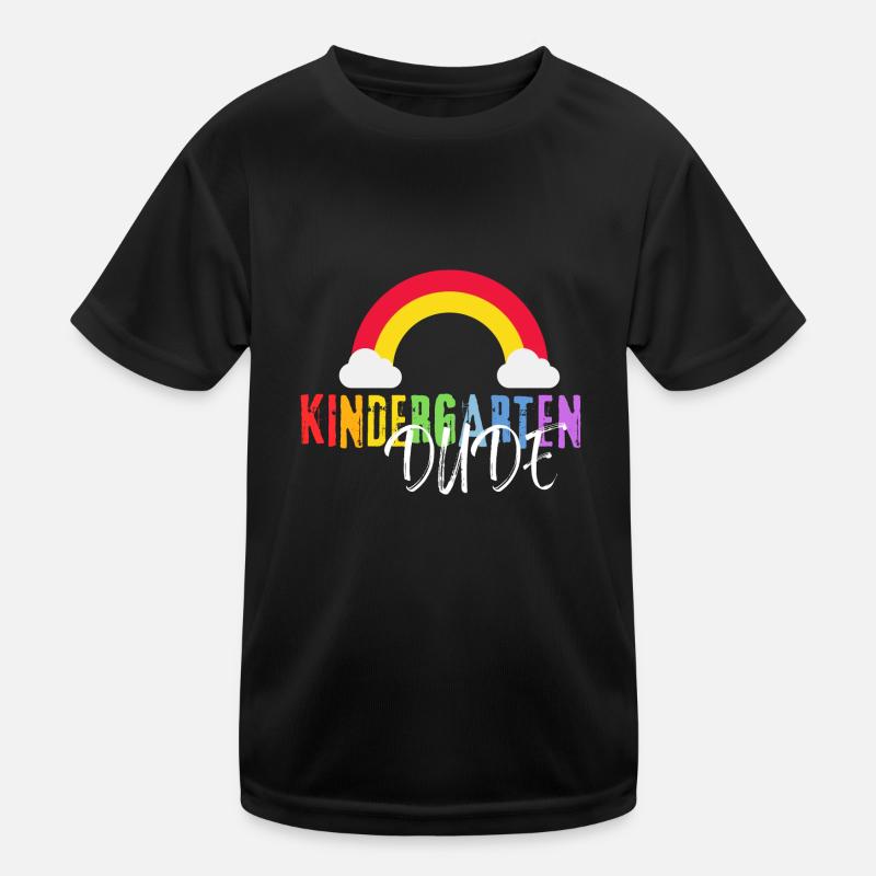 Kindergarten Dude Kinder Funktions-T-Shirt