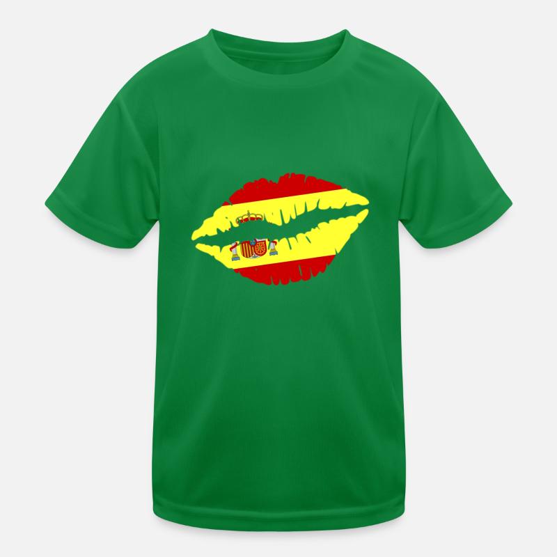 Spain Kids Functional T-Shirt