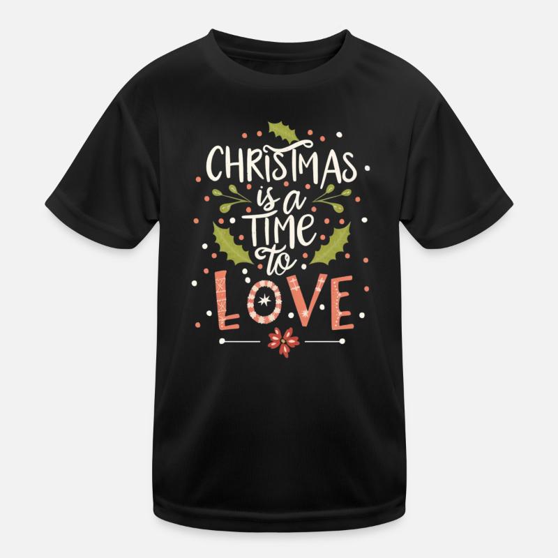 Noël, c’est l’amour : la chaleur festive du cœur T-shirt sport Enfant