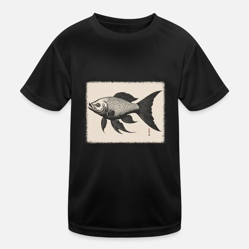 Goldfisch Kinder Funktions-T-Shirt