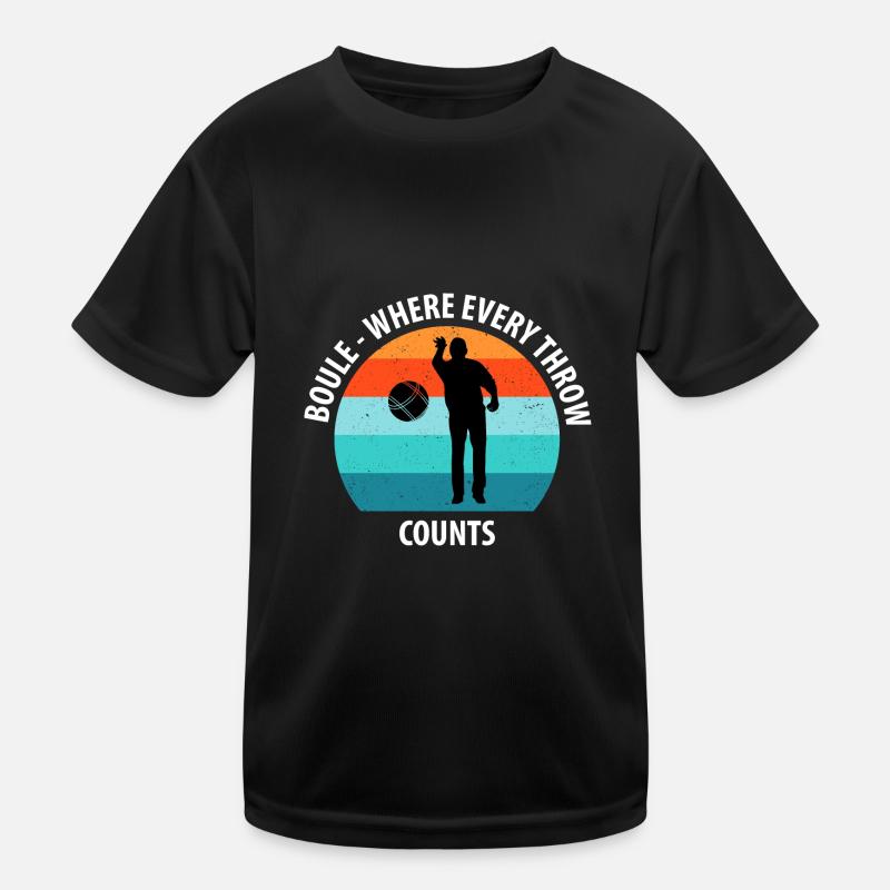 Boule Pétanque Boccia Boules T-shirt sport Enfant