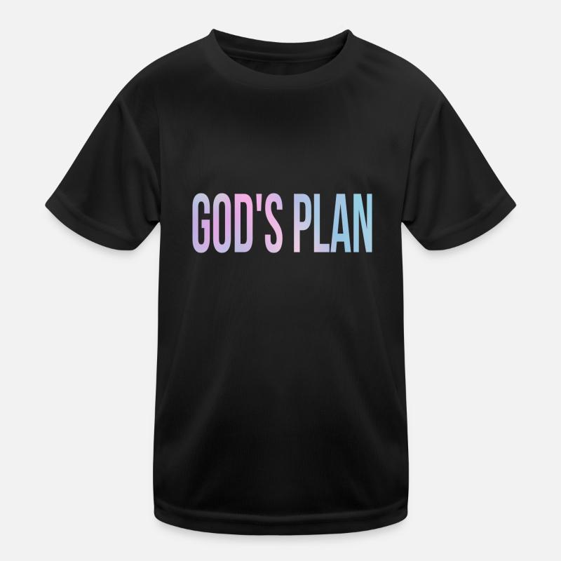 God's Plan Kids Functional T-Shirt