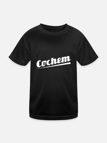 Cochem - Stadt best place ever - Kinder Funktions-T-Shirt - Schwarz - Vorne