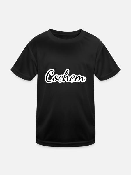 Cochem - Stadt best place ever - Kinder Funktions-T-Shirt - Schwarz - Vorne