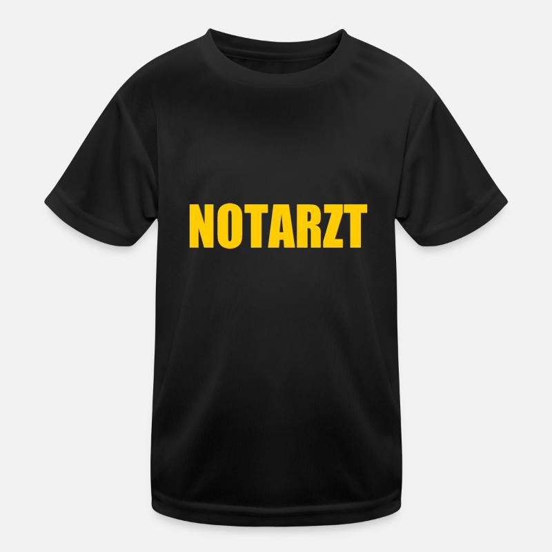Notarzt Kinder Funktions-T-Shirt