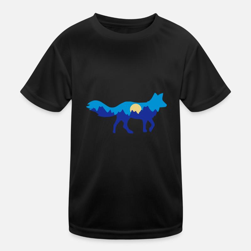 Renard des montagnes de la faune Fuchs T-shirt sport Enfant