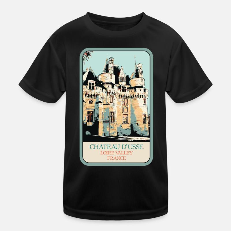 Château d'Ussé, Vallée de la Loire T-shirt sport Enfant
