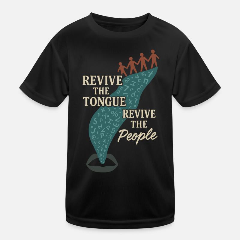 Indigenous Language Revitalization Native Speakers Kids Functional T-Shirt