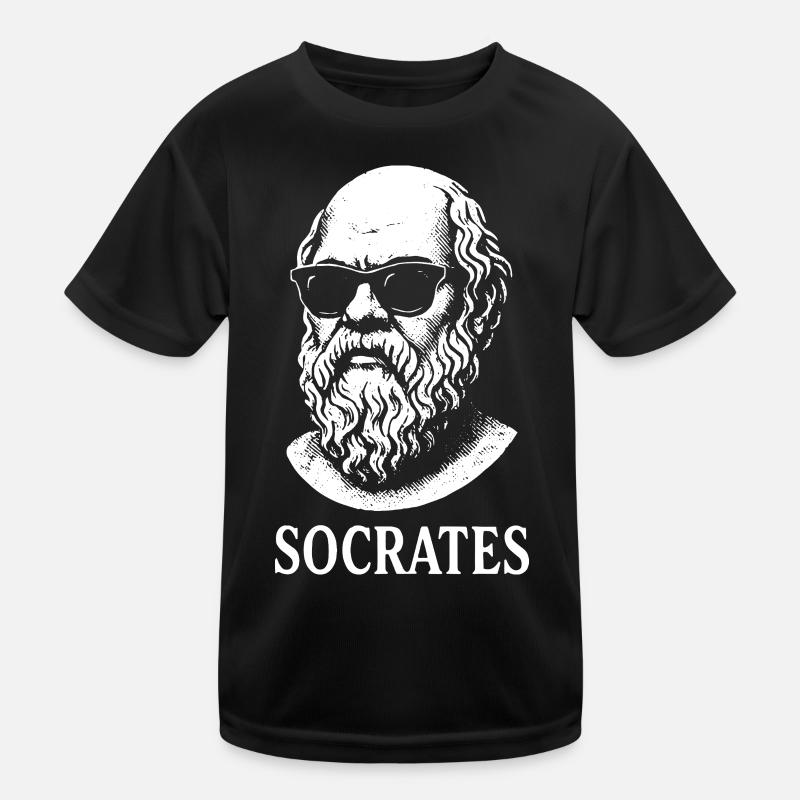 Socrates in Shades Kids Functional T-Shirt