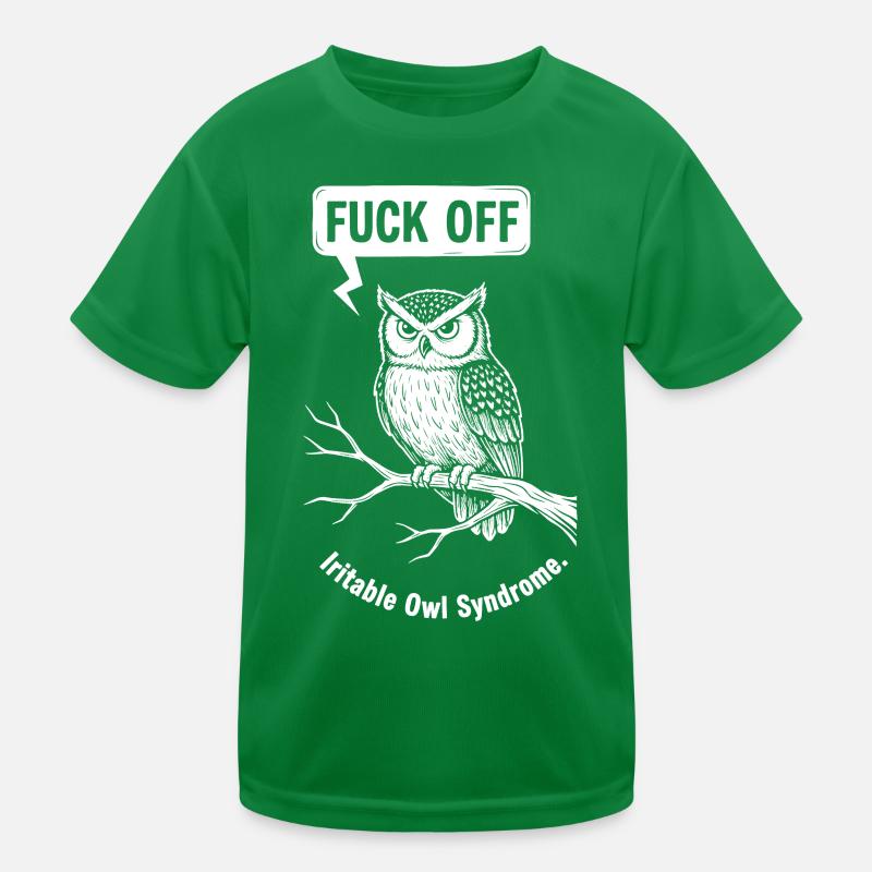 Wicked Owl Syndicate Emblem Kinder Funktions-T-Shirt