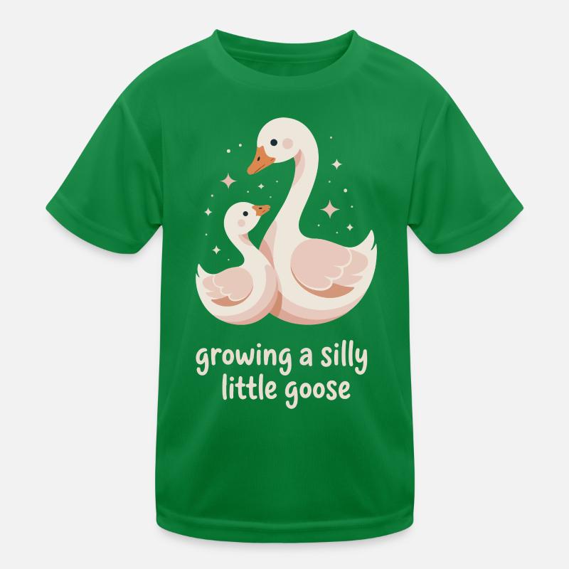 Growing Silly Geese Kids Functional T-Shirt