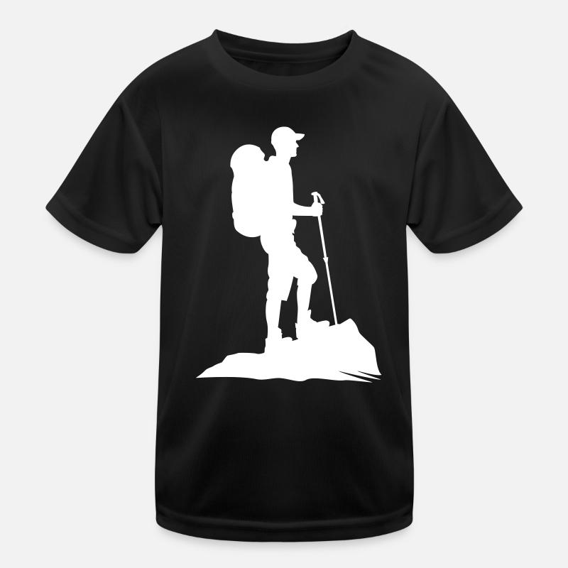 Wander Wanderer Wanderung Kinder Funktions-T-Shirt