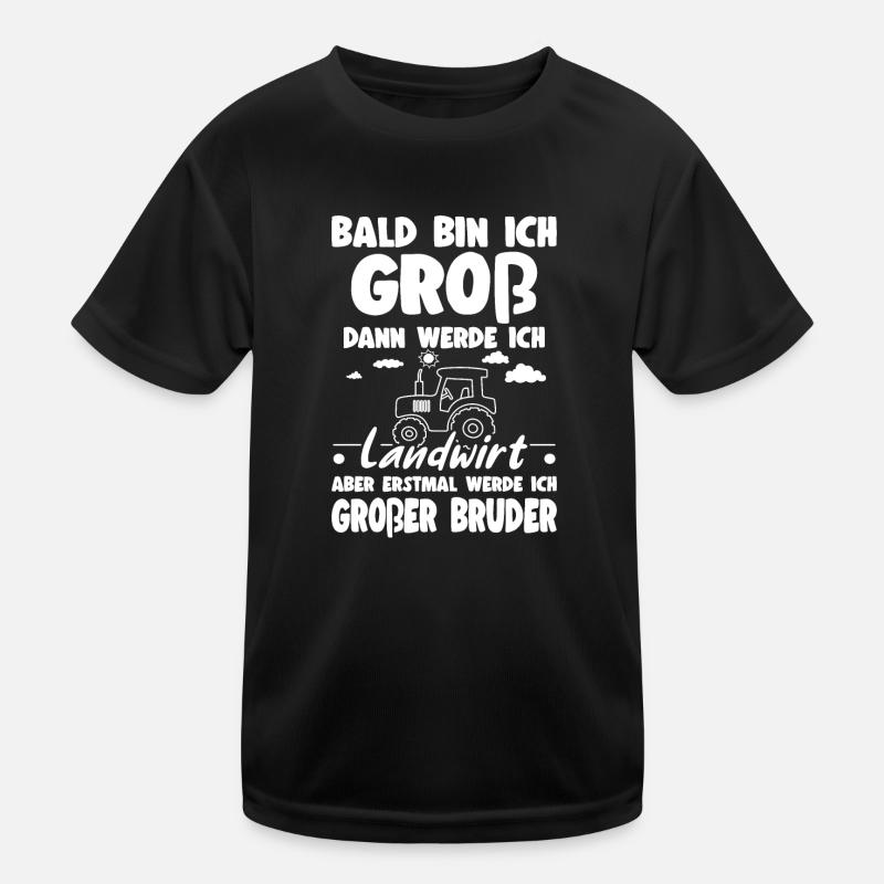 I'm going to be a big brother farmer offspring Kids Functional T-Shirt