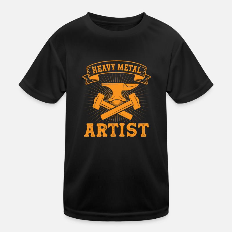 Blacksmith Heavy Metal Artist Gift Idea Kinder Funktions-T-Shirt