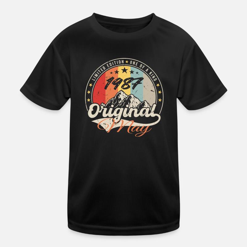 May 1987 | Vintage 1987 Anniversary | May 1987 Kids Functional T-Shirt