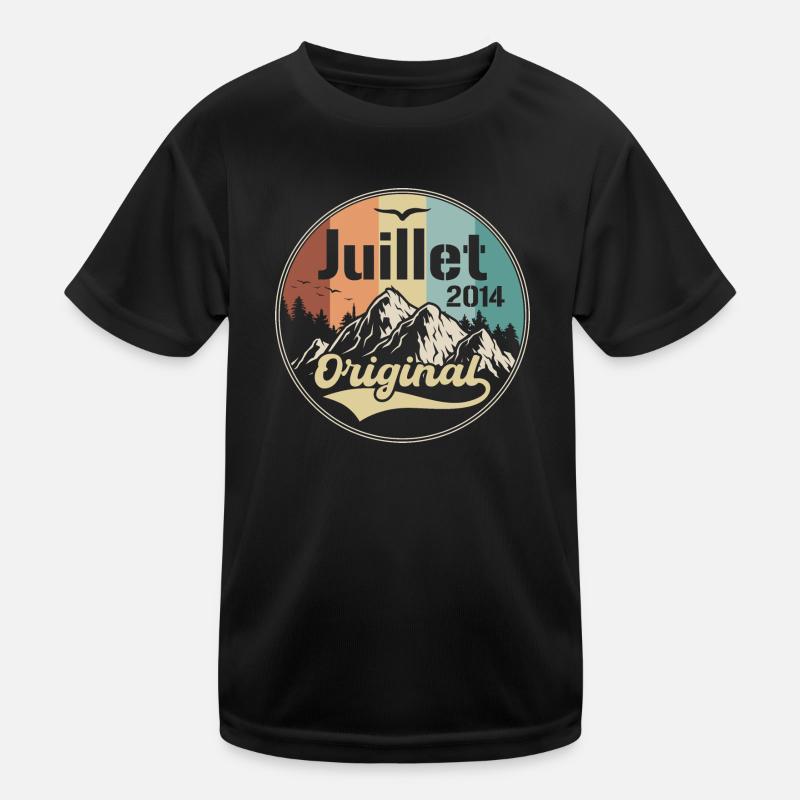 Juli 2014 Jubiläum Juli 2014 Juli Kinder Funktions-T-Shirt