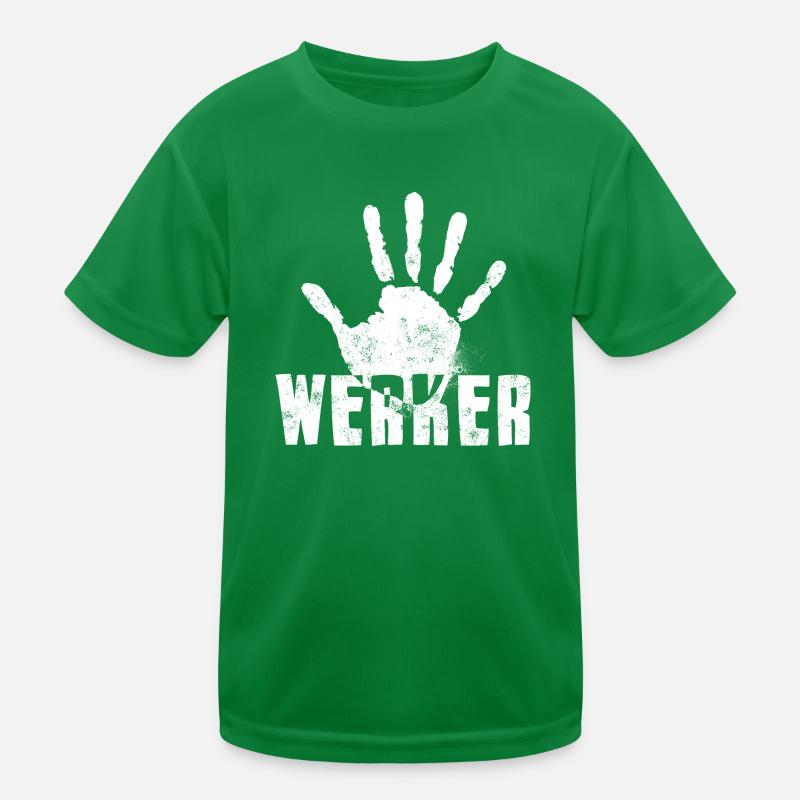 Handwerker Kinder Funktions-T-Shirt