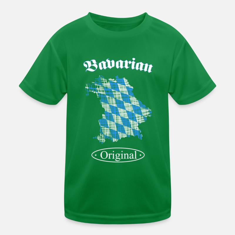 Bavarian Original Bayern Kinder Funktions-T-Shirt