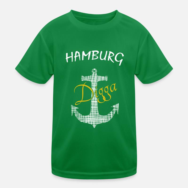 Anker Hamburg Digga Kinder Funktions-T-Shirt