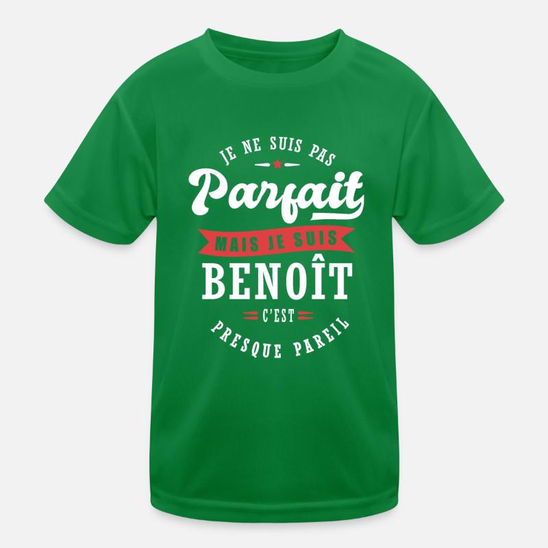 Benoît Parfait Cadeau prenom benoît T-shirt sport Enfant