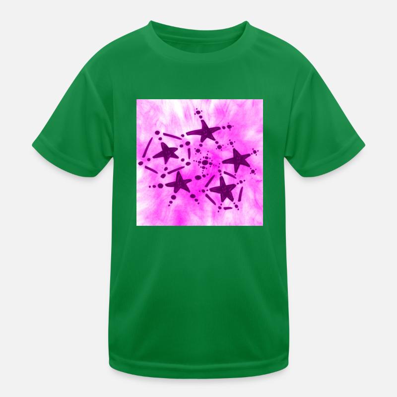 5 ÉTOILES LILAS SOURIANT T-shirt sport Enfant