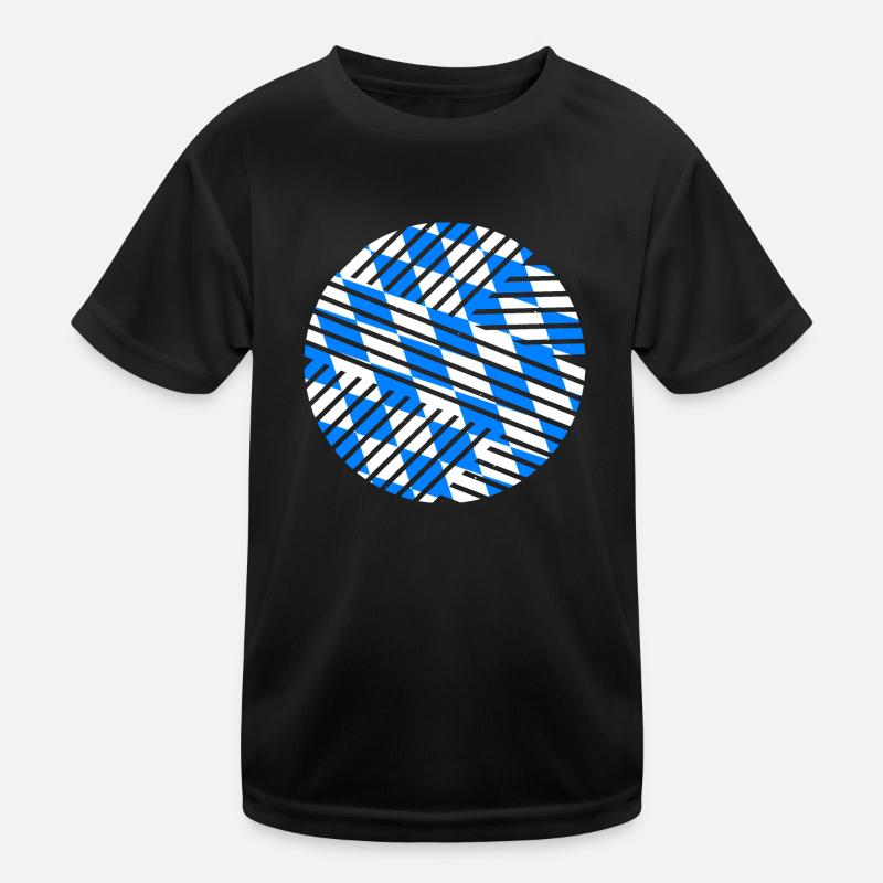 Bavaria Flag Used Look Bavarian Flag Vintage Kids Functional T-Shirt