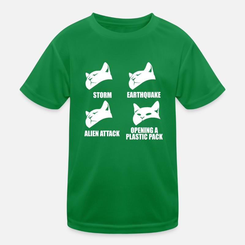 Chat - perception sélective - dire T-shirt sport Enfant