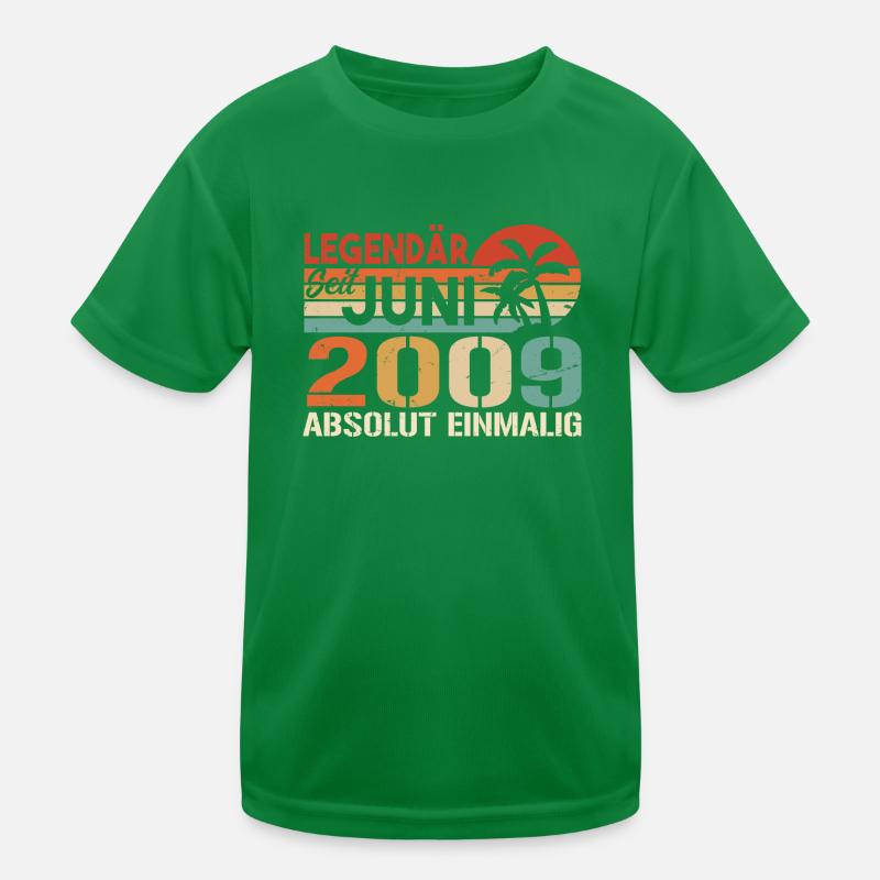 Legendär seit Juni 2009 - Geburtstag 2009 Kinder Funktions-T-Shirt