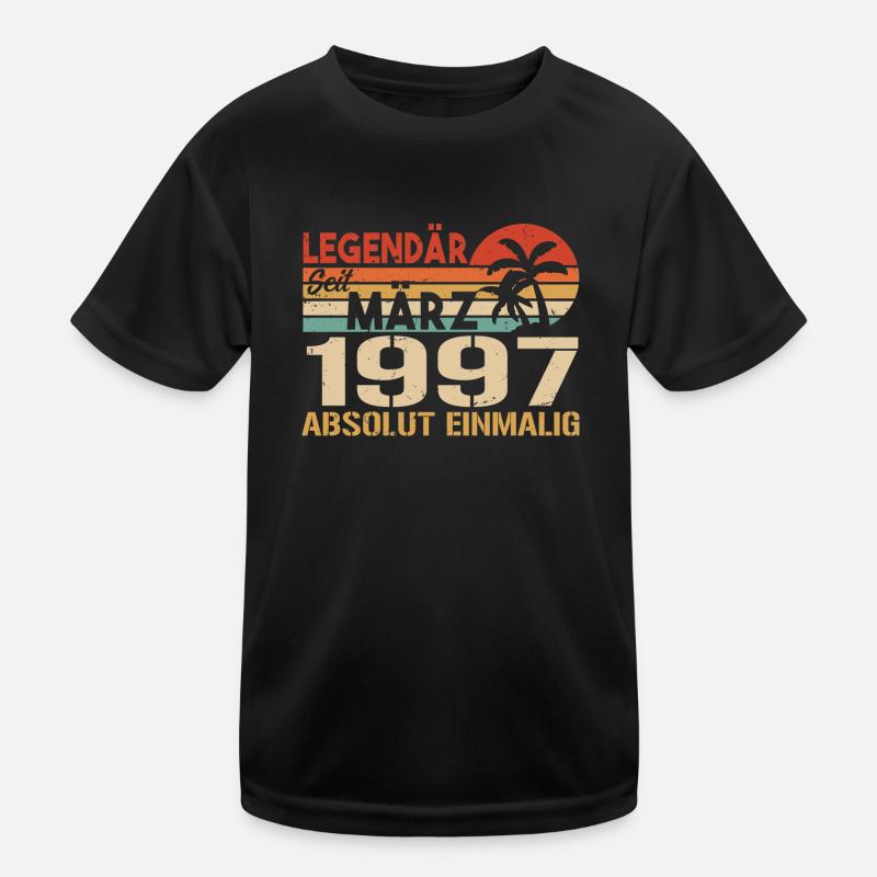 Légendaire depuis mars 1997 - absolument unique T-shirt sport Enfant