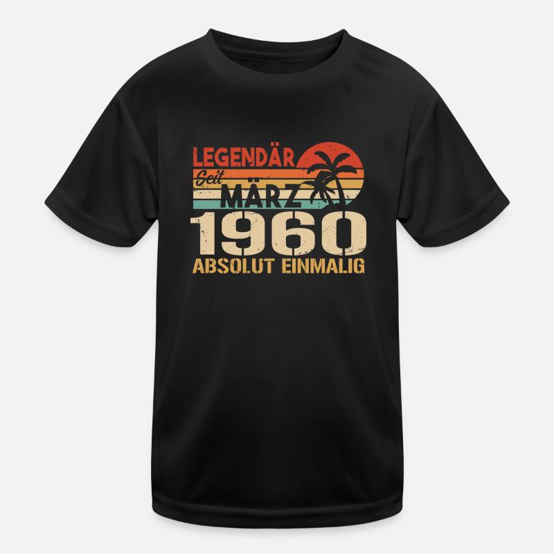 Légendaire depuis mars 1960 - absolument unique T-shirt sport Enfant