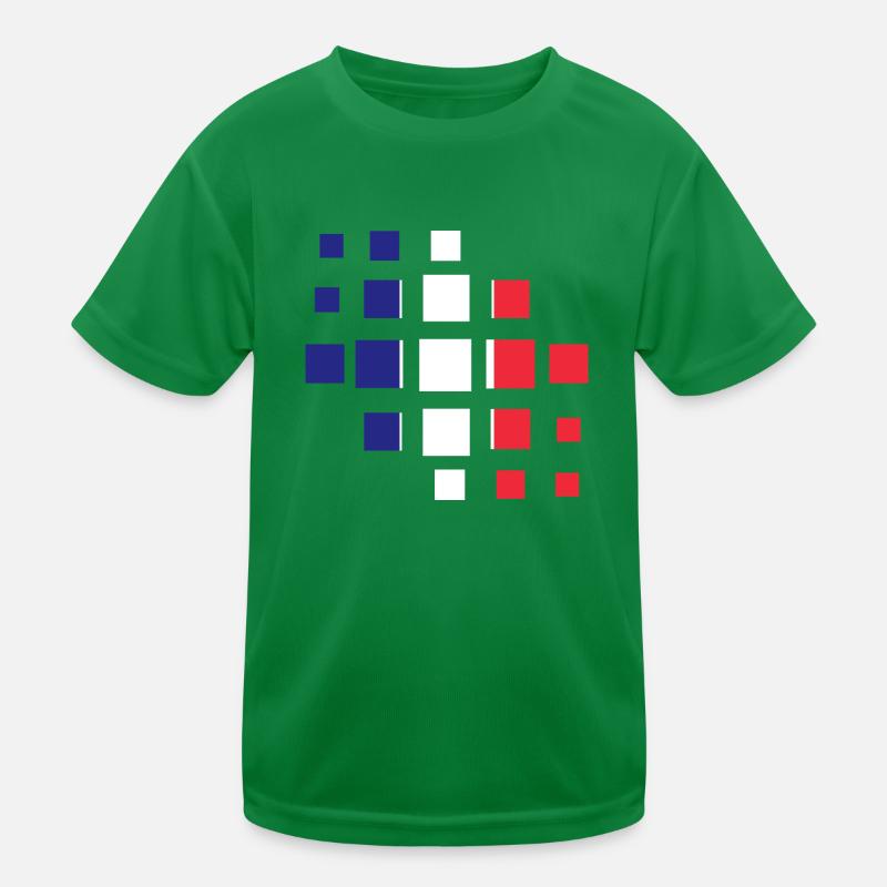 Drapeau France look usé drapeau français T-shirt sport Enfant