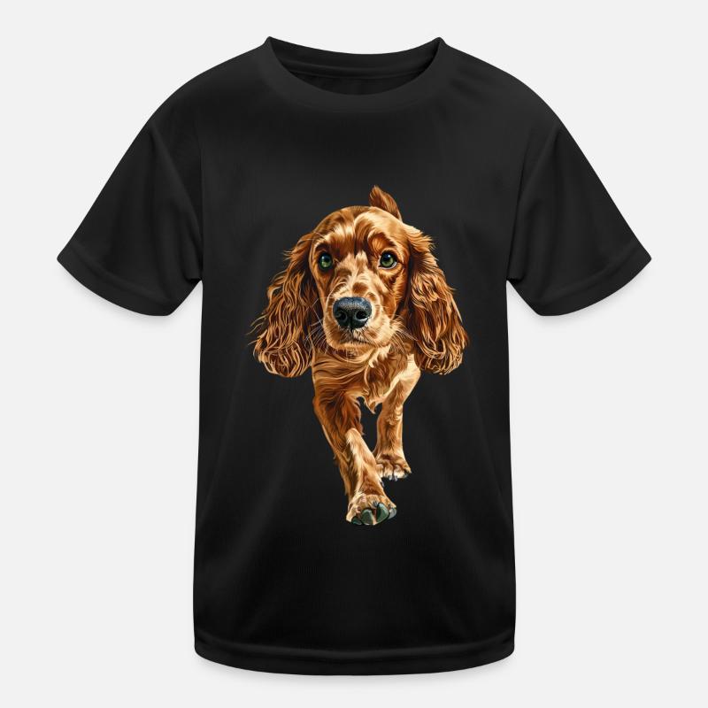 Cocker Spaniel Kinder Funktions-T-Shirt