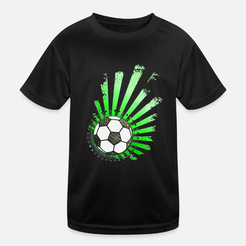 Fußball-Design (Sterne) 01 Kinder Funktions-T-Shirt