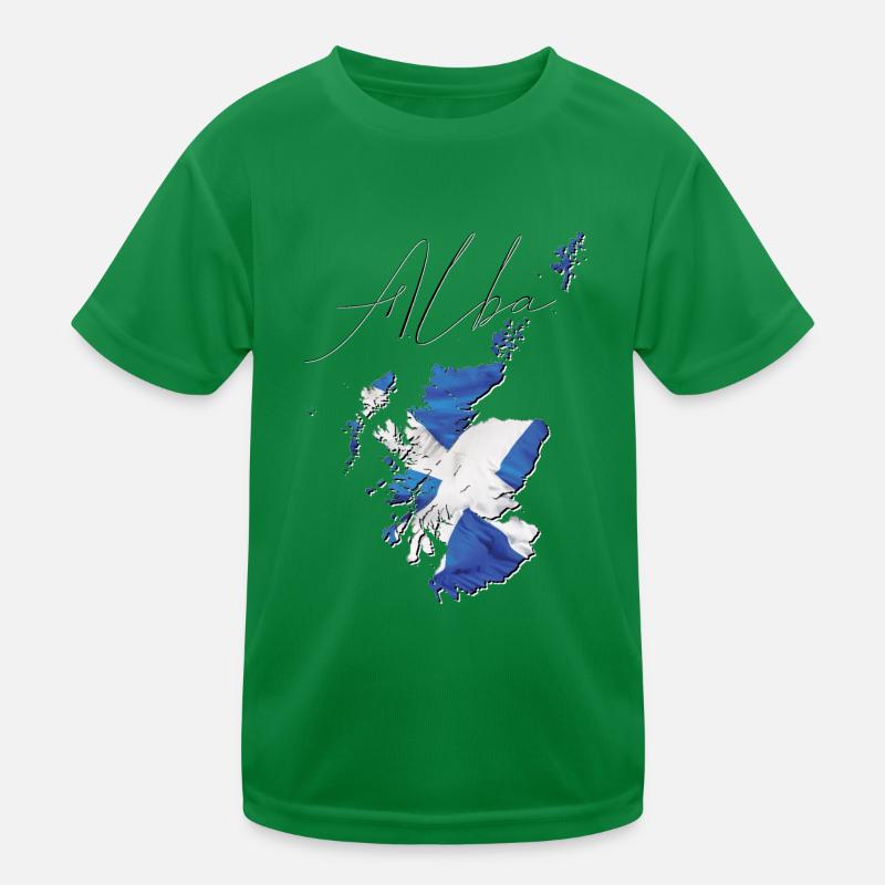 Drapeau de l’Écosse en Écosse Carte SC T-shirt sport Enfant