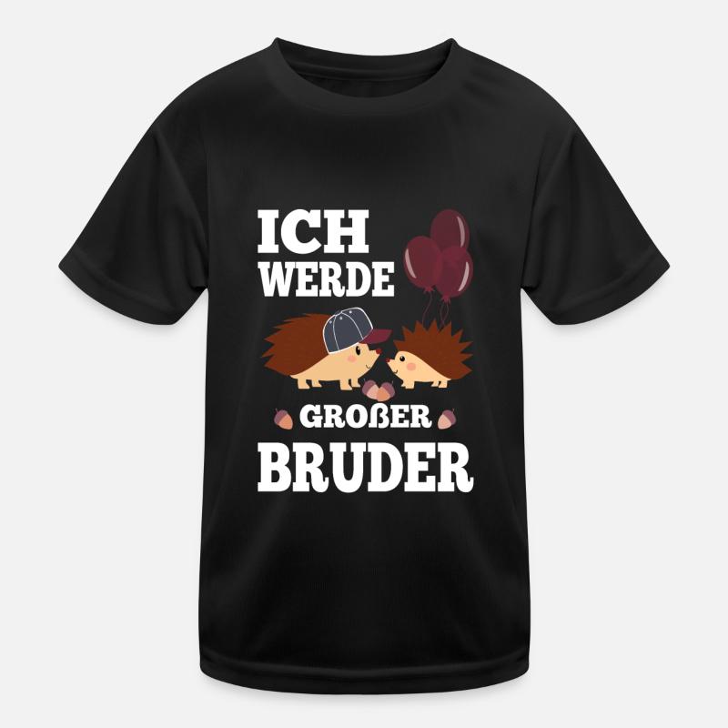 Großer Bruder - Ich werde großer Bruder Kinder Funktions-T-Shirt