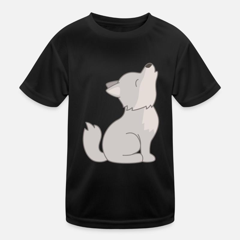 wolf Kinder Funktions-T-Shirt