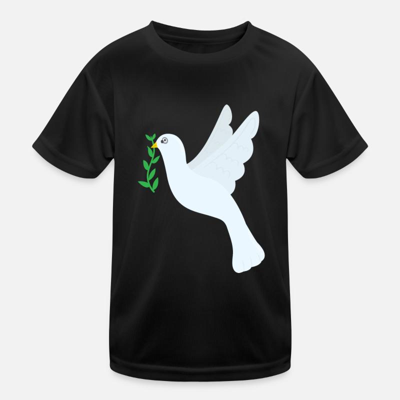 Friedenstaube Kinder Funktions-T-Shirt